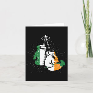 Carte Irlande Drapeau Shamrock Irlandais Gants de boxe -