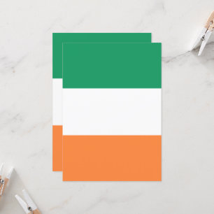 Carte Irlande National Flag, standard irlandais, bannièr