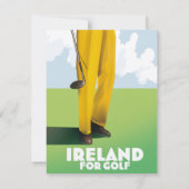 Carte Irlande pour le golf (Dos)