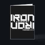 Carte Iron Aiguise Fer Proverbes 27_17 Verset Biblique C<br><div class="desc">Iron Aiguise Fer Proverbes 27_17 Verset Biblique Chrétien</div>