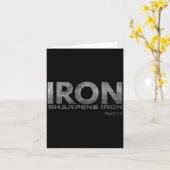 Carte Iron Sharpens Iron (Fleur jaune)