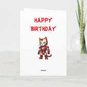 Carte Ironcat Joyeux Anniversaire (Dos)