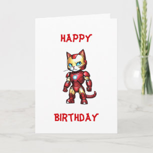 Carte Ironcat Joyeux Anniversaire