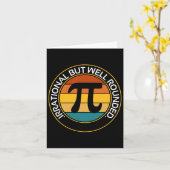 Carte Irrationnel Mais Bien Arrondi Funky Pi Day Enseign (Fleur jaune)