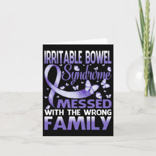 Carte Irritable Syndrome Bowel Mess Avec La Mauvaise Fam