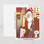 Carte IRS Naughty List (Devant / Derrière)