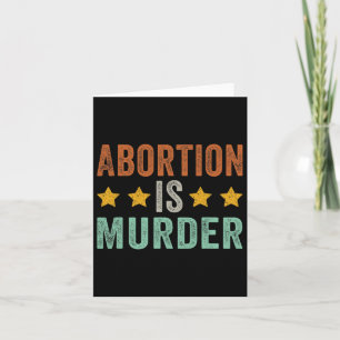 Carte Is Meurtre - Feminist Pro Choice Retro Vintage