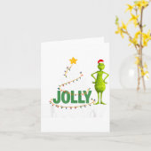Carte Is This Jolly Enough Funny Christmas Tree Lights H (Fleur jaune)
