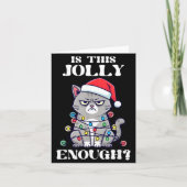 Carte Is This Jolly Enough Tangled Christmas Cat  (Devant)