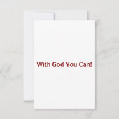 Carte Isaïe 10:33 KJV Bible Verse Appartement Salutation (Dos)