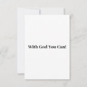 Carte Isaïe 10:33 KJV Bible Verse Pic Flat Salutation (Dos)