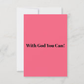 Carte Isaïe 65:16 KJV Bible Écriture Pic Salutation (Dos)