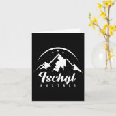 Carte Ischgl Autriche Station de ski Ski Snowboard Souv (Fleur jaune)