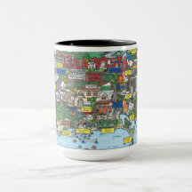 Carte Isla Vista Café Mug