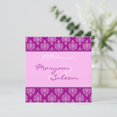 Carte islamique de faire-part de mariage de (Debout devant)