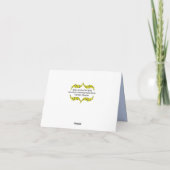 Carte Island Reflection Lake Missing You Blank Note Card (Dos)