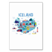 Carte Islande (Dos)