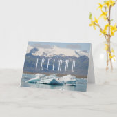 Carte Islande (Fleur jaune)