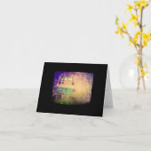 Carte Isolateur en verre vintage (Fleur jaune)