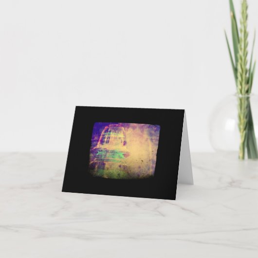 Carte Isolateur en verre vintage (Devant)