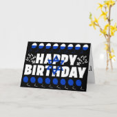 Carte Israël Drapeau patriotique Anniversaire (Fleur jaune)