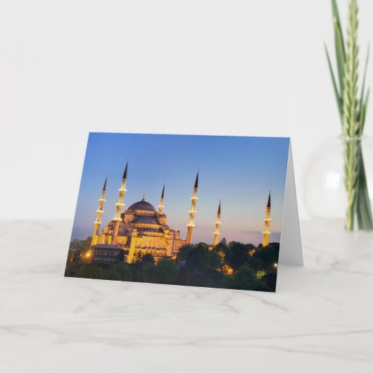 Carte Istanbul - Sultan Ahmed Mosque greeting card (Devant)