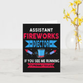 Carte Istant Fireworks Directeur Je Vous Exécute 4 Juil (Fleur jaune)