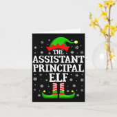 Carte Istant Principal Elf Funny Christmas Family Matchi (Fleur jaune)