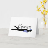 Carte iswim - Femme (Fleur jaune)
