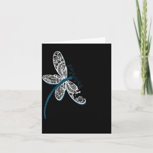 Carte It Is Well With My Soul Dragonfly Chirtian Quote (Devant)