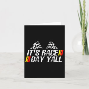 Carte It&#; s Jour de course Yall Funny Racing Druck voi