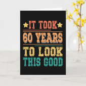 Carte It Took 60 Years To Look This Good (Fleur jaune)