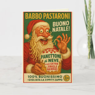 Carte Italian Brainrot Babbo Pastaroni Noël
