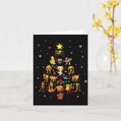 Carte Italian Brainrot Meme Christmas Tree Brain Rot Xma (Fleur jaune)