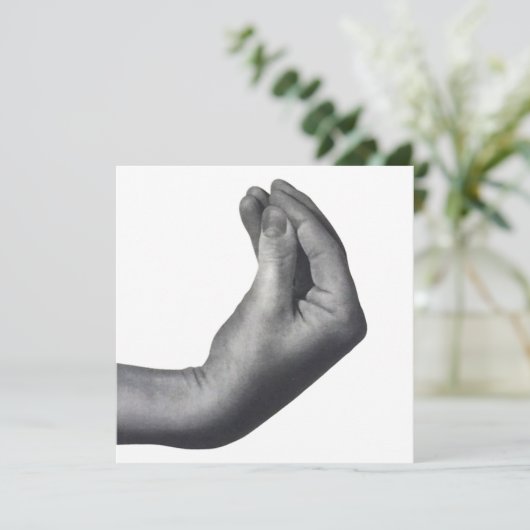 Carte Italian Hand (Debout devant)