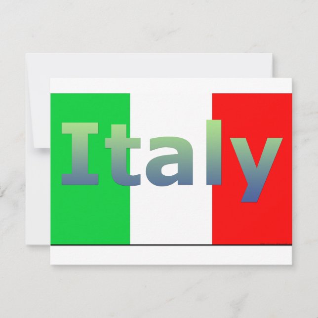 Carte Italie (Devant)