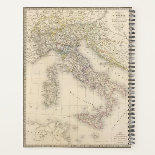 Carte Italie (Dos)