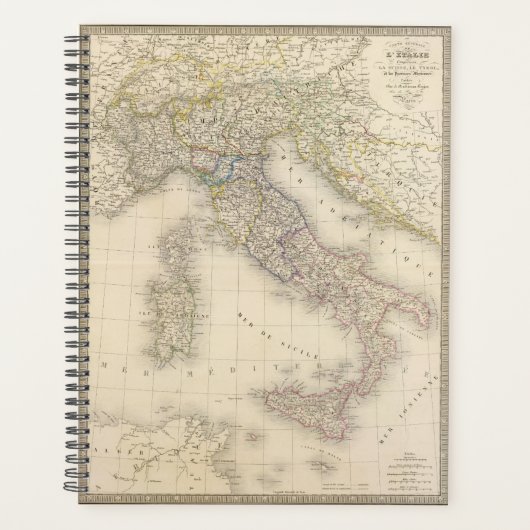 Carte Italie (Devant)
