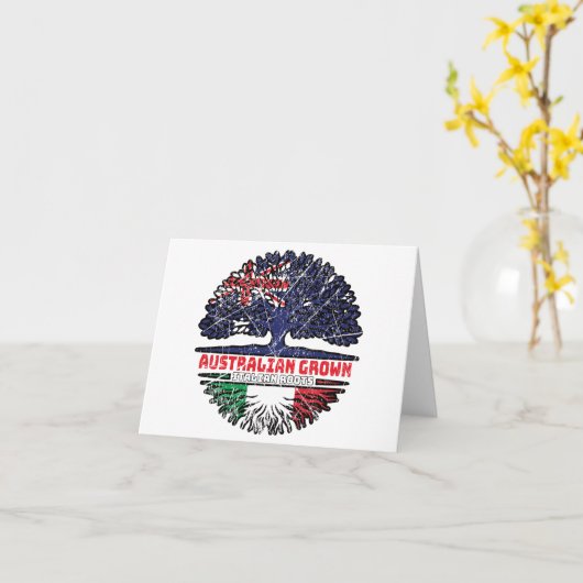 Carte Italie Australie Australie Australie drapeau des r (Fleur jaune)