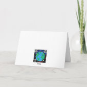 Carte Italie Drapeau patriotique Anniversaire (Dos)