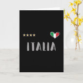 Carte Italie Football Fan Shirt Drapeau (Fleur jaune)