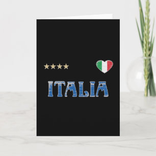 Carte Italie Football Fan Shirt Drapeau