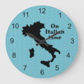 Carte Italie - Horloge de conception du plan (Recto)