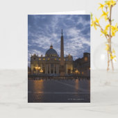 Carte Italie, Rome, Cité du Vatican, Basilique Saint-Pie (Fleur jaune)