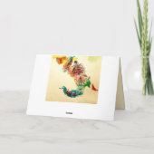 Carte Italie vintage City Travel Love Aquarelle (Dos)