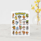 Carte Italien Brainrot Caractères mème À propos d'Absurd (Fleur jaune)