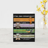 Carte Italien Brainrot mème drôle Compilation caractère (Fleur jaune)