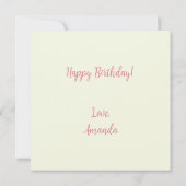 Carte Italien Desserts Sweets (Dos)