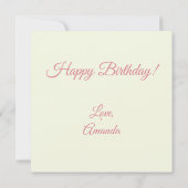 Carte Italien Desserts Sweets (Dos)