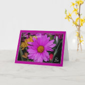 Carte Italienne Anniversaire Pour Tante (Fleur jaune)